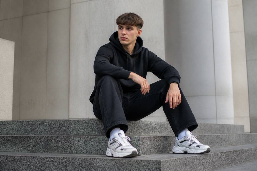 Der 2000er style für schuhe, die größer machen